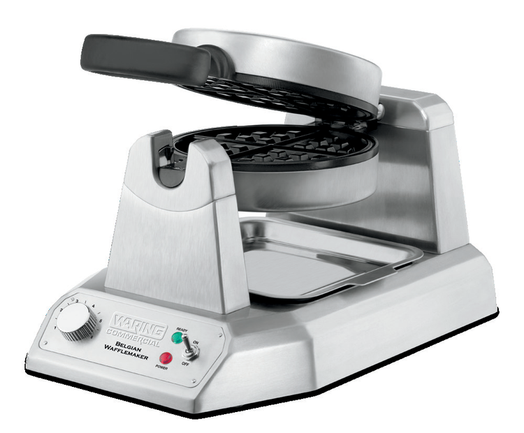 Product image #7 for Waring Heavy-Duty Single Countertop Round Belgian Waffle Maker with Rotary Feature