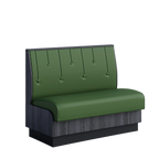 Thumbnail image #1 for ATSMFG ATS AT&S-AS-KR36-RD GR6 Karender Standard Booth, single, 48" long x 36" high, Raindrop back, Upholstery and foam fitted over a computer-cut