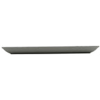 Thumbnail image #1 for G.E.T. Endure 50095-PEB Rectangular Melamine Serving Tray, 19-3/5" x 6-3/4" x 1-1/2", Black Case of 12