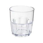 Thumbnail image #1 for G.E.T. GET 9907-1-CL Clear SAN Plastic Rock Tumbler, 7 oz Dozen Case of 6 Dozen