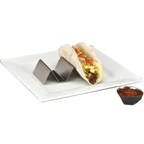 Thumbnail image #1 for Libbey Table Accessories TAT-100 Taco Tray, 2 or 3 Compartments, Stainless Steel, Satin Finish, 6-1/4 x 3-1/4 x 1-1/2"H