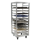 Thumbnail image #1 for Doyon Baking Equipment (Middleby) O8631V Universal Aluminum Pan Rack, 64-1/4"H x 24-1/4"W x 26-1/2"D, 12-Slide, Adjustable