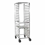 Thumbnail image #1 for SPG International Kelmax 4H1177 Mobile Aluminum Pan Rack, 20-Pan Capacity, 18 x 26-Inch, 3-Inch Centers, End Loading