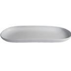 Thumbnail image #1 for G.E.T. Bugambilia PO303FR Oval Buffet Platter, 23 x 9-1/2 x 2-1/4 in, Cast Aluminum with Resin Coating, Fire Red
