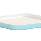 Thumbnail image #1 for Cal-Mil 24131-10-127PLATE Square Melamine Bento Sushi Plate, Ocean Blue, 10.5 x 10.5 x 1 in Case of 3
