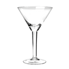 Thumbnail image #1 for International Tableware Restaurant Essentials 511 9 oz Clear Glass Martini Glass with Stem 1 Dozen
