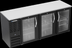 Thumbnail image #3 for Beverage-Air Three-Section Shallow-Depth Glass Door Back Bar Refrigerator, 78-Inch Wide