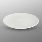 Thumbnail image #1 for Korin Inc PLL-A12349 White China Round Plate, 8" Diameter x 1" High