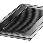 Thumbnail image #5 for Perlick Corporation C21379A Drop-In Stainless Steel Drip Tray Trough with Removable Louvered Glass Rack, 1/2" Drain