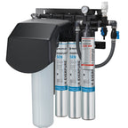 Thumbnail image #4 for Everpure EV943732 Commercial Quad Water Filtration System, 200,000-Gallon Capacity, 15 GPM, 0.2-Micron, Scale Reduction, Pressure Gauge