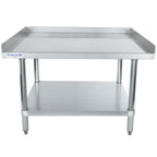 Thumbnail image #2 for Empura Stainless ES3G3036 Equipment Stand, 36"W x 30"D x 25.5"H, 16-Gauge 304 Stainless Steel Top, Galvanized Undershelf