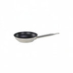 Thumbnail image #1 for Tuxton China Tuxsteel WSCT-080 8-Inch Stainless Steel Nonstick Fry Pan, Tapered, Welded Handle Case of 6