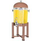 Thumbnail image #1 for Eastern Tabletop 7512CP Single 2-Gallon Beverage Dispenser with Central Ice Chamber and Stainless Steel Cover and Base