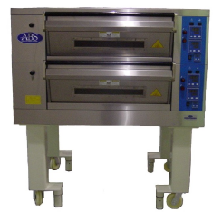 Product image #6 for American Baking Systems ABSEDO-382 Double Deck Full-Size Electric Deck Oven with Stone Hearths