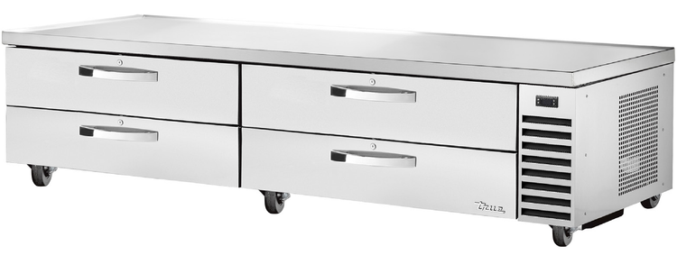 Product image #4 for True 95-1/2-Inch Refrigerated Chef Base with 4 Locking Drawers