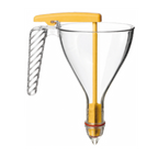 Thumbnail image #1 for Matfer Bourgeat 116601 Automatic Funnel, 3/4 qt Capacity, 5-1/2 in Diameter, Transparent Polycarbonate