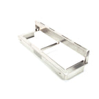 Thumbnail image #1 for AllPoints Foodservice Parts & Supplies 8004499 Dual Feeder Cover, Stainless Steel, 7-1/2" H x 29-1/2" W x 9-3/4" D