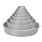 Thumbnail image #2 for Thunder Group ALCP0802 Layer Cake Pan, 8-Inch Round, 2-Inch Deep, Aluminum Case of 36