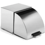 Thumbnail image #1 for Alegacy Foodservice Products Top-Shelf RC100 Rectangular Roll-Top Chafer Cover, Full Size, 18/8 Stainless Steel