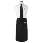 Thumbnail image #1 for Chef Revival CL2PWABK-1 Bistro Waist Apron, 33 x 30 in, 2-Pocket, Black Polyester
