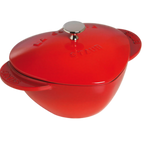 Thumbnail image #1 for Zwilling J.A. Henckels Staub® 1004187 Heart-Shaped Enameled Cast Iron Dutch Oven, 1.75 qt, Cherry, Induction Ready