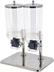 Thumbnail image #2 for Omcan USA Stainless Steel Double Cereal Dispenser, 7.5 L x 2