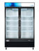 Thumbnail image #5 for Two-Section Glass Door Merchandiser Refrigerator, 45 Cu. Ft., Black