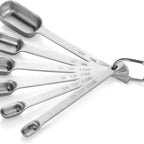 Thumbnail image #1 for New Star Foodservice Inc. 43136 6-Piece 18/8 Stainless Steel Measuring Spoon Set Case of 72
