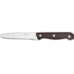 Thumbnail image #1 for Libbey Steak Knives 201 2642 Steak Knife, 8-7/8", Round Tip, High-Polished, Black Bakelite Handle