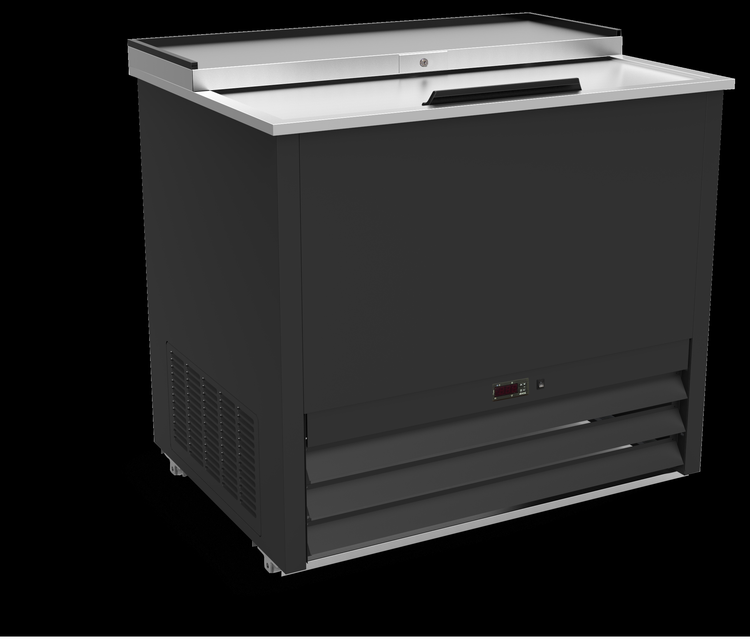 Product image #5 for Serv-Ware 36-Inch Glass Froster (Glass Chiller) with Top Sliding Doors