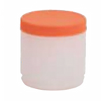 Thumbnail image #1 for Alegacy Foodservice Products PP4OR 16 oz Polyethylene Pourer with Orange Cap, Frosted Body Case of 12