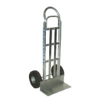 Thumbnail image #1 for Lockwood Manufacturing 5000AR Aluminum Hand Truck, 500 lb Capacity, Kickback Handle, 8" Mold-On Rubber Wheels