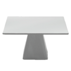 Thumbnail image #1 for Steelite International Roselli, Buffet 6950E704 Porcelain Square Buffet Riser, 11-1/2" x 6-1/2", Medium