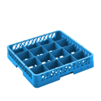 Thumbnail image #1 for ATSMFG Mama Lucy MLY-RC16 Full-Size Blue Dishwasher Glass Rack, 16 Compartments, Holds Glasses up to 4-7/16" Diameter Case of 6