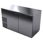 Thumbnail image #1 for Fagor Refrigeration FBB-59S-N Refrigerated Back Bar Cooler, 2 Solid Swing Doors, Stainless Steel, 59.5 in W