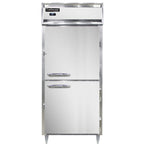 Thumbnail image #1 for Continental Refrigerator Designer Line D1RXNSSHD One-Section Extra-Wide Reach-In Refrigerator, Solid Half-Height Doors, Stainless Steel