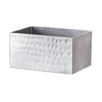 Thumbnail image #1 for Libbey Sonoran 6705 Sugar Packet Holder, Stainless Steel, Hammered Finish, 3-1/8" x 2-1/4" x 1-5/8"H
