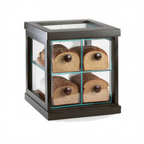 Thumbnail image #1 for Cal-Mil Midnight Bamboo 813-96DRAWER Replacement Clear Acrylic Drawer with Knob Case of 2