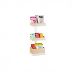 Thumbnail image #1 for Cal-Mil 22319-15 Metal Merchandising Stand, White, Fits 6 x 9 in Acrylic Boxes, 9-1/2 x 7 x 20-1/2 in