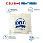 Thumbnail image #2 for Jaccard 202003 Deli Bag, Press-to-Close, 10"L x 8"W x 1.25 Mil, Low-Density Polyethylene
