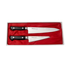 Thumbnail image #1 for Korin Inc HMI-MO2E 2-Piece Molybdenum Steel Knife Set, 8-1/4" Gyutou and 5-11/16" Honesuki, Right-Handed 70/30 Edge