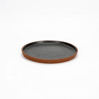 Thumbnail image #1 for Cardinal Terra Grey by Maria Portugal Terracota FP416 Round Terra Grey Stoneware Plate, 7-1/2 in Case of 6