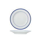 Thumbnail image #1 for Tuxton China American Riviera TAB-007 10.5-Inch Plate, 10.5"W x 15.5"D x 8.25"H, Vitrified China, BPA Free, Chip Resistant Case of 3 Dozen