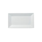 Thumbnail image #1 for Tramontina USA, Inc. 80401-053 Rectangular Porcelain Plate, White, 9.8 x 5.6 in Case of 18