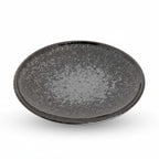 Thumbnail image #1 for Korin Inc PLS-181 Silver Granite Round China Plate, 6-1/2" Diameter x 1" Height