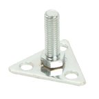 Thumbnail image #1 for Thunder Group ALFP001 Chrome Foot Plate Case of 500