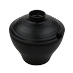 Thumbnail image #1 for G.E.T. Nara™ B-400-BK Melamine Ramen Bowl with Lid, 32 oz, Black, Round 1 Dozen