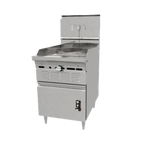 Thumbnail image #1 for Montague Company Legend 24-18 Gas Wok Range, Single Bowl, 18" Wok Ring, Manual Controls, Stainless Steel Exterior