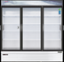 Thumbnail image #5 for Everest Refrigeration EMSGR69C Three-Section Reach-In Chromatography Refrigerator with 3 Glass Swing Doors, 71 Cu. Ft.