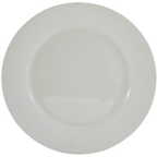 Thumbnail image #1 for ATSMFG Stone Mountain STM-REC-8 ATS MFG 9-Inch Round Ceramic Plate, Rolled Edge, American White